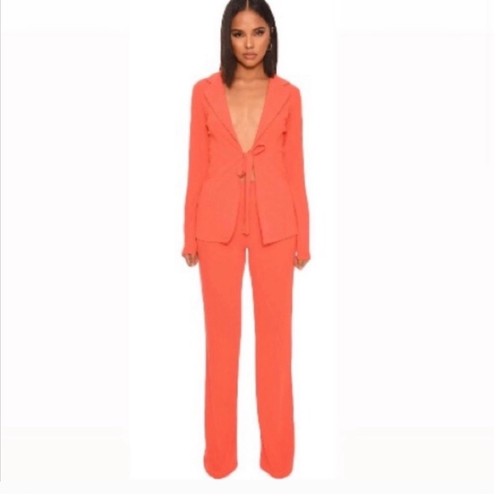 Naked Wardrobe 2 Piece Fitted Pant Suit